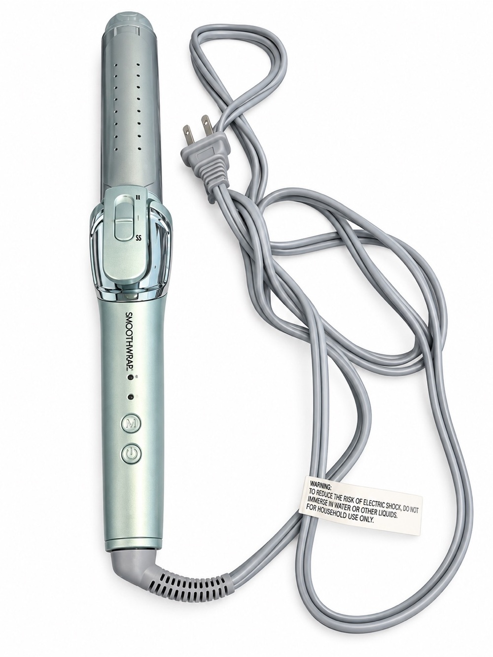 Smoothwrap Ceramic Curling Iron - Light Silver